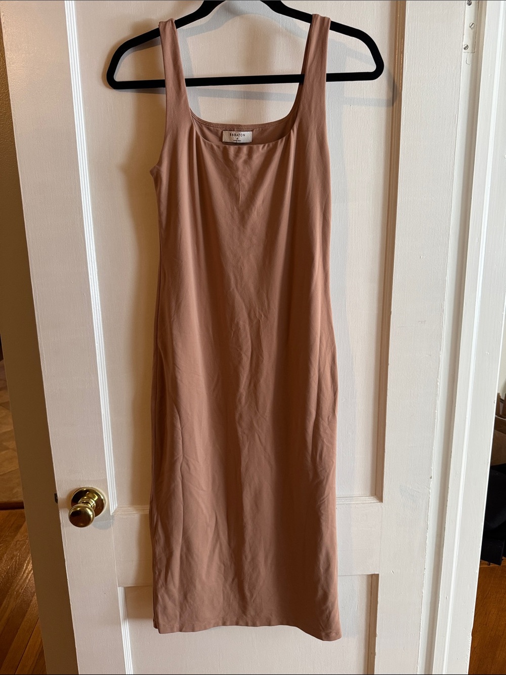 Aritzia Babaton Contour Square Neck midi Dress